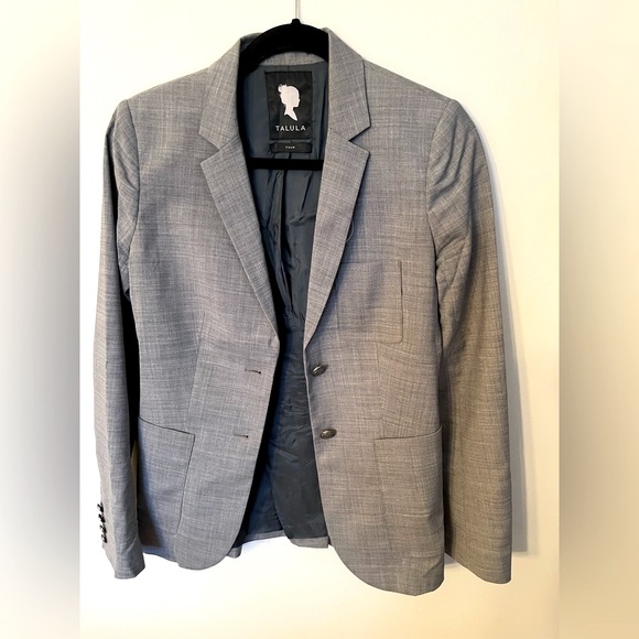 Aritzia (Talula) Blazer, Grey, Size 4 - Picture 1 of 6